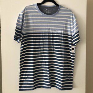 Mens GAP Short-Sleeved Striped T-Shirt